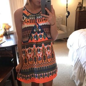 Blue/Orange Sundress
